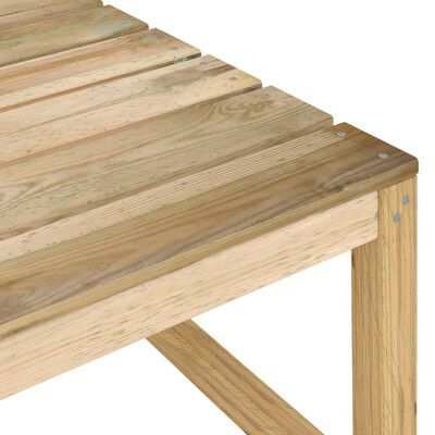 vidaXL Divano Angolare da Giardino Verde su Pallet in Legno di PinoSKU315703