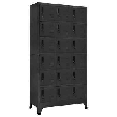 vidaXL Dressing cabinet, anthracite color, 90x40x180cm, steel(SKU339814)