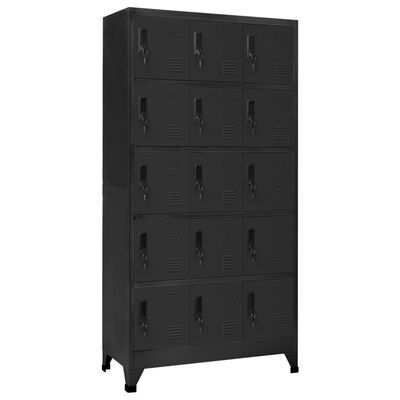vidaXL Dressing cabinet, anthracite color, 90x40x180cm, steel(SKU339814)