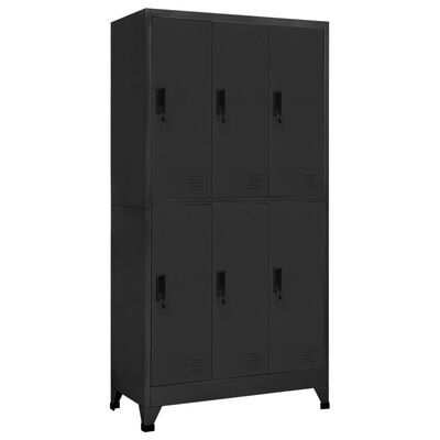 vidaXL Dressing cabinet, anthracite color, 90x45x180cm, steel(SKU339814)
