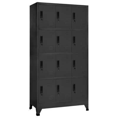 vidaXL Dressing cabinet, anthracite color, 90x45x180cm, steel(SKU339814)