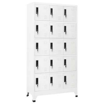 vidaXL Dressing cabinet, white color, 90x40x180cm, steel(SKU339814)