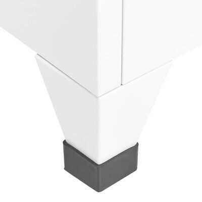 vidaXL Dressing cabinet, white color, 90x45x180cm, steel(SKU339814)
