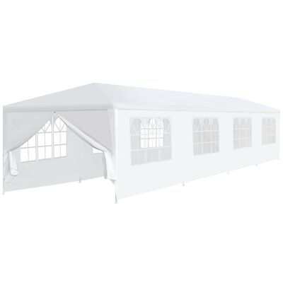 vidaXL Garden Tent, 3x12m, white