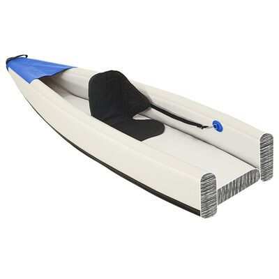 vidaXL Kayak Gonfiabile Blu 424x81x31 cm in Poliestere
