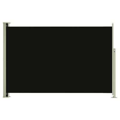 vidaXL Retractable side yard partition, black, 200x300cm(SKU317936)