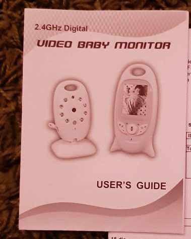 Video baby monitor