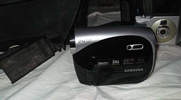 Videocamera Samsung 34X optical zoom
