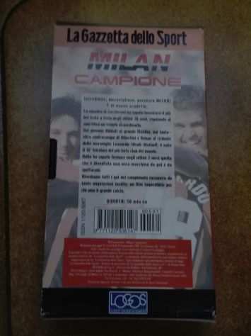 Videocassetta Milan campione dItalia 1999