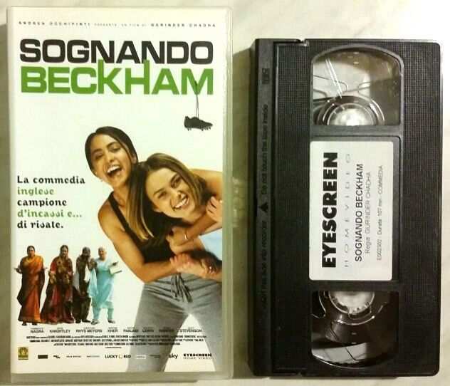 Videocassetta Sognando Beckham di Gurinder Chadha Distribuzione Lucky Red, 2002