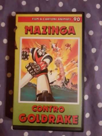 Videocassetta VHS Anime film MAZINGA CONTRO GOLDRAKE Edizioni Center TV in 169