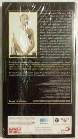 Videocassetta VHS Gandhi con Ben Kingsley Cinema per sempre nuova sigillata