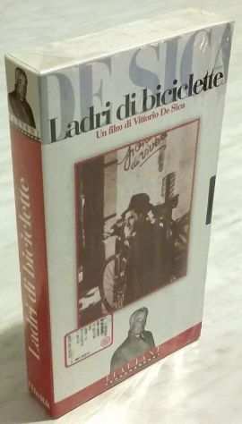 VIDEOCASSETTA VHS quotLADRI DI BICICLETTEquot VITTORIO DE SICA, LUNITA, BLISTERATA