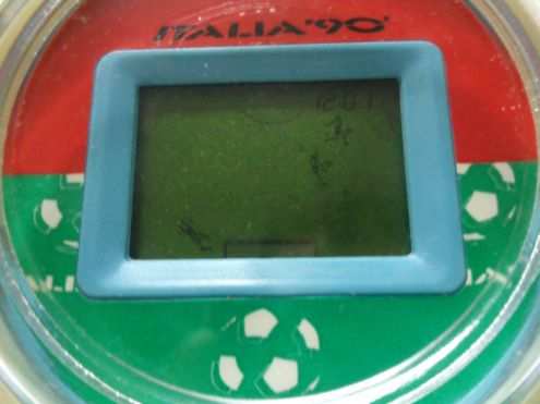Videogiochi tascabile a cristalli liquidi LCD anni 80 Gioco calcio Italia 90