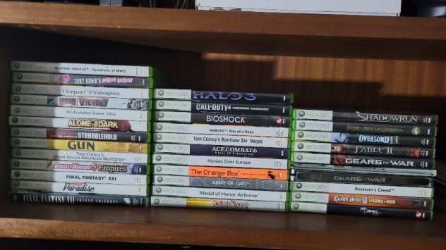 Videogiochi XBOX 360 piugrave di 30 titoli collezione completa titoli in foto