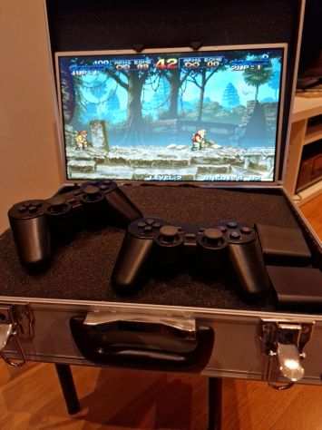 Videogioco arcade portatile installato in una valigia - 7.700 giochi