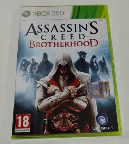 VIDEOGIOCO ASSASSINS CREED BROTHERHOOD XBOX 360 NUOVO ITALIANO SIGILLATO