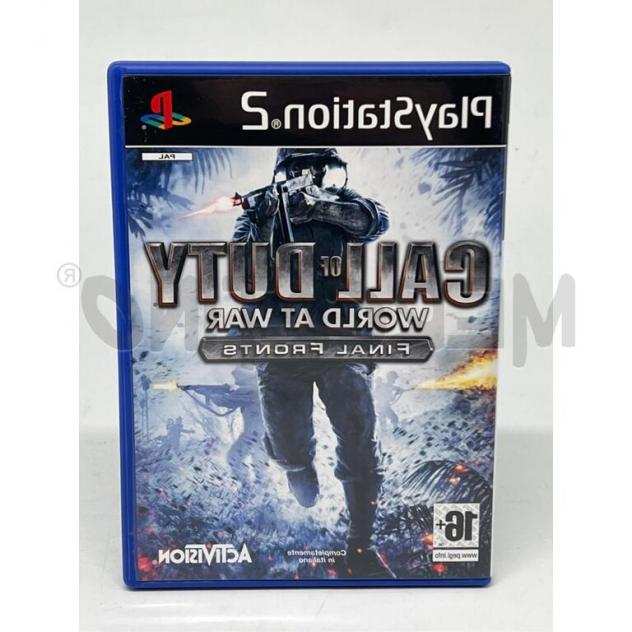 Videogioco ps2 playstation 2 call of duty world at war final fronts g6013