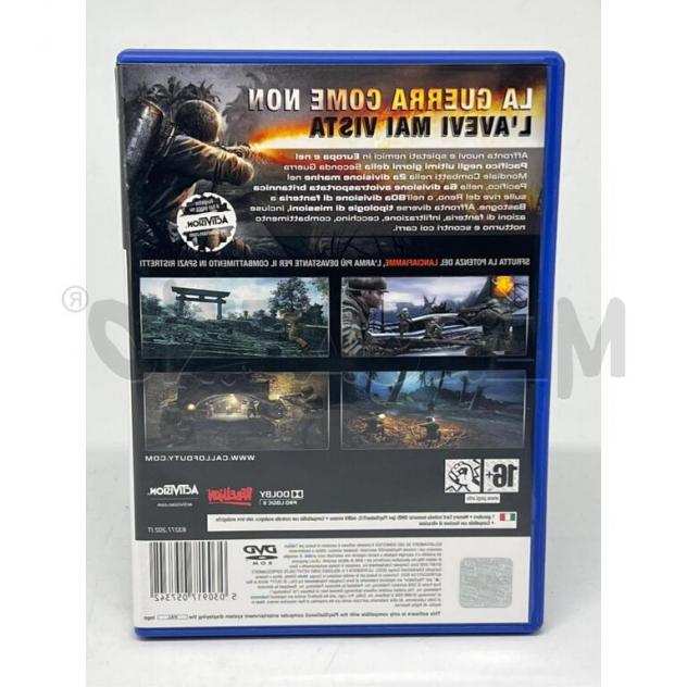 Videogioco ps2 playstation 2 call of duty world at war final fronts g6013