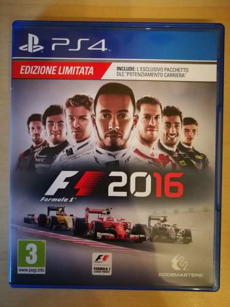 Videogioco PS4 F1 ndash 2016