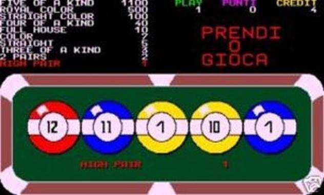 Videopoker Arcade Anni 90 Nuovo Euro 7