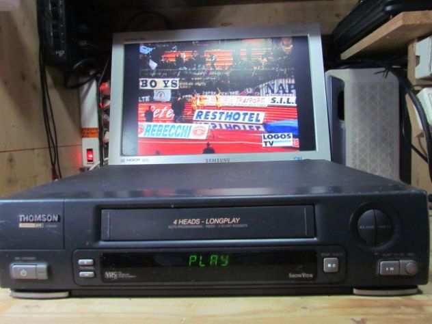 Videoregistratore vhs Thomson VT 4020 G VHS 4 Testine ndash Ottime condizioni