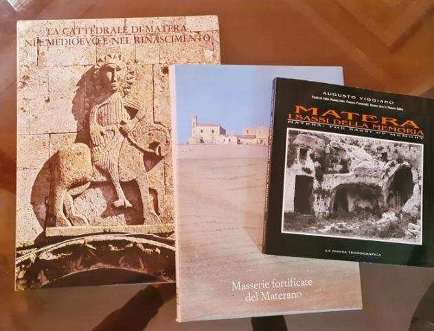 Viggiano  Tommaselli  Calograve Mariani, Giglielmi Faldi - Lot with 3 books on Matera - 1978