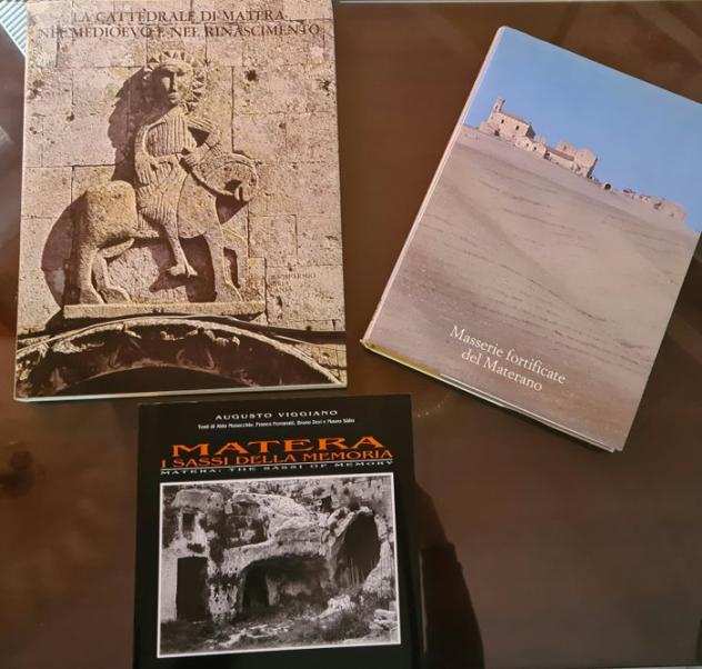 Viggiano  Tommaselli  Calograve Mariani, Giglielmi Faldi - Lot with 3 books on Matera - 1978