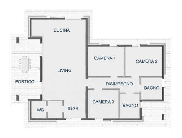 Villa di 200 msup2 con 4 locali e box auto in vendita a Villa di Serio