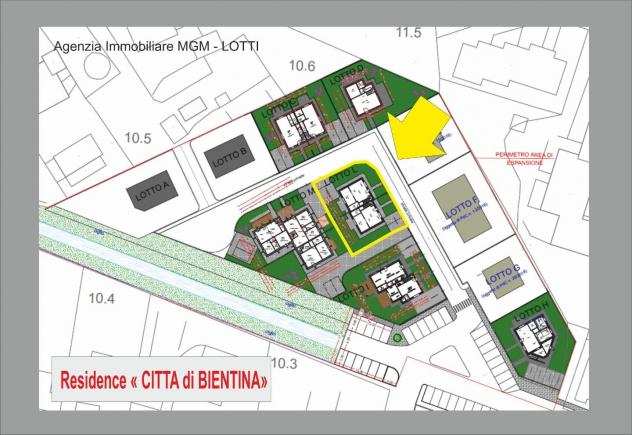 Villetta bifamiliare in vendita a Bientina 122 mq Rif 1100751