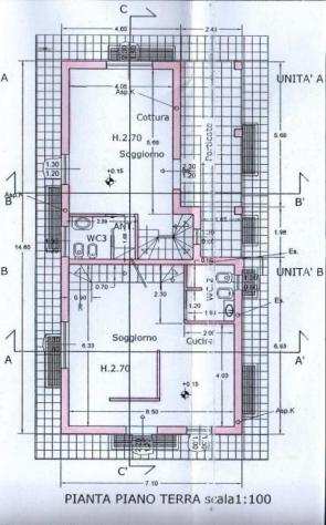 Villetta bifamiliare in vendita a Massa 140 mq Rif 1105736