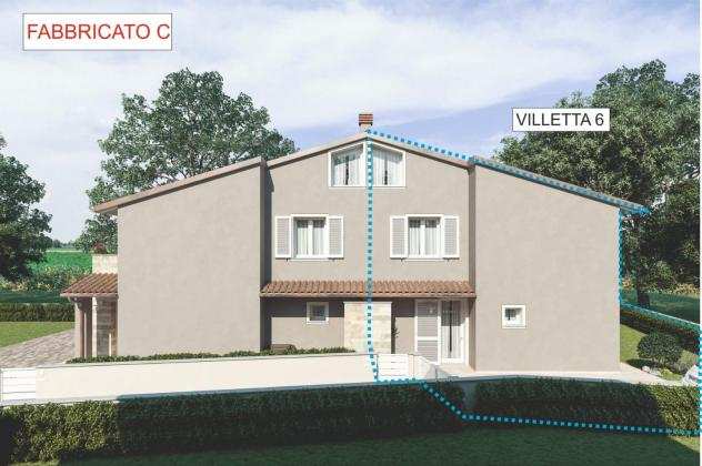 Villetta bifamiliare in vendita a Oltrarno - Calcinaia 126 mq Rif 1122454