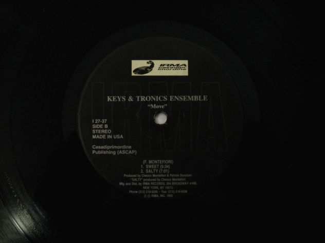 Vinile 12rdquo originale del 1992-Keys amp Tronics Ensemble-Move