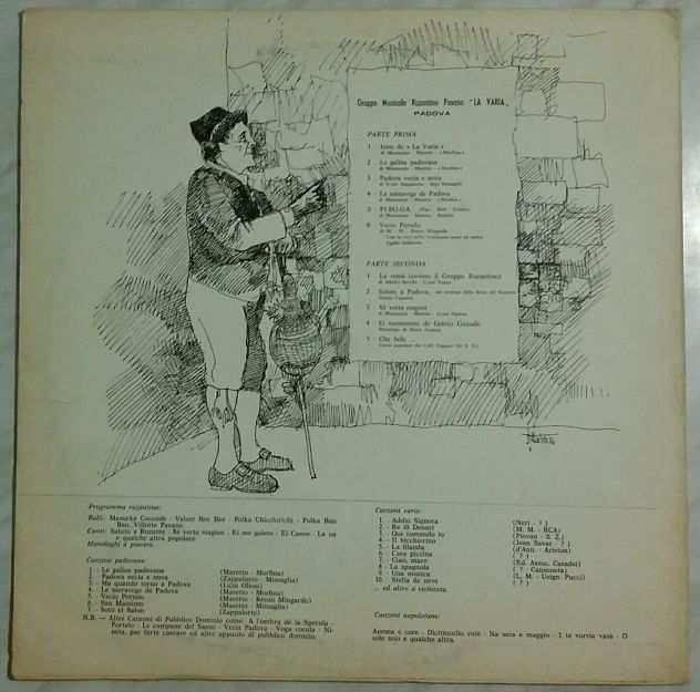 Vinile 33 giri Gruppo Folk Ruzantino Pavano quotLa Variaquot ndash Padova perfetto