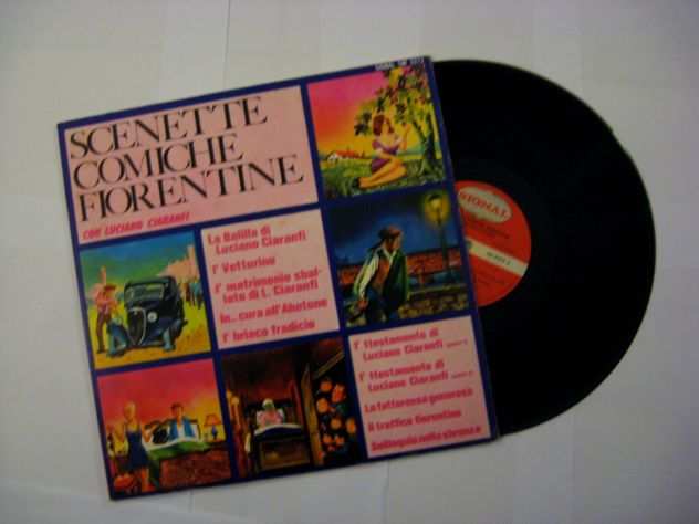 Vinile 33 giri originale del 1970-Scenette comiche fiorentine