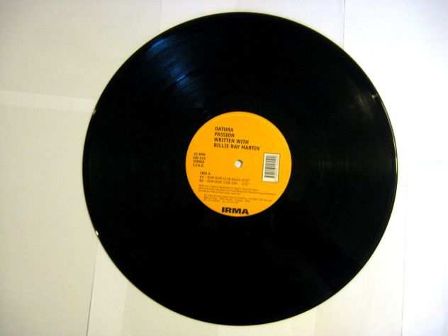 Vinile 33 giri originale del 1993 ndash DATURA ndash PASSION (The remixes)