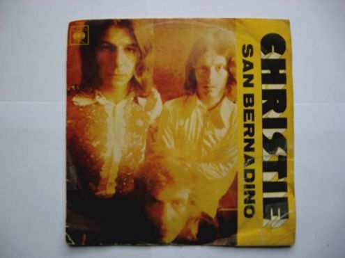 Vinile 45 giri del 1970-Christie-San Bernardino