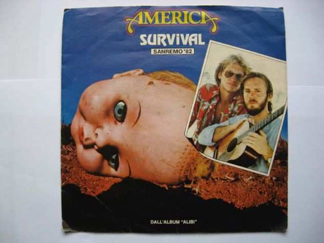 Vinile 45 giri del 1980-America-survival