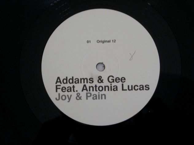 Vinile 45 rpm promo del 1997- Addams amp Gee Feat. Antonia Lucas-Joe amp Pain