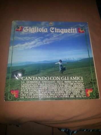 VINILE IN OTTIME CONDIZIONI,COMPLETO,RARO,33 GIRIGIGLIOLA CINQUETTIquotCANTANDO CO