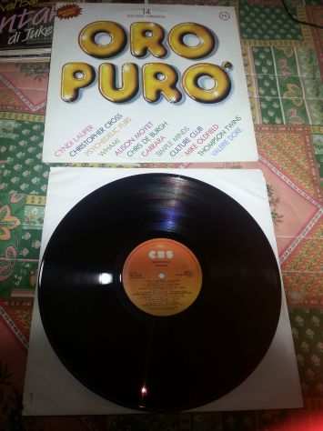 VINILE IN OTTIME CONDIZIONI,ORIGINALE,COMPLETO,33 GIRIquotORO PURO 4quot(1984)STAMPA