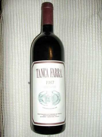 Vino da collezione Sella amp Mosca TANCA FARRA Annata 1987