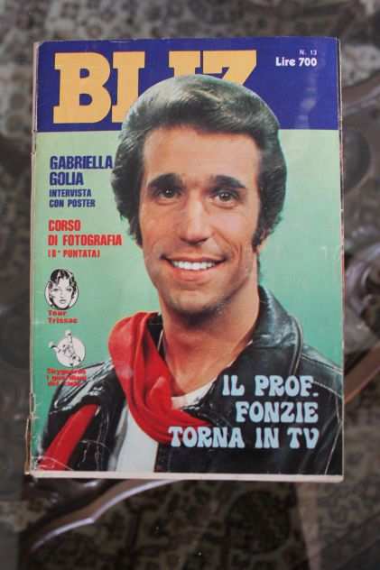 Vintage BLITZ Rivista Fumetti Raro N 13 1981 Fonzie Henry Winkler.