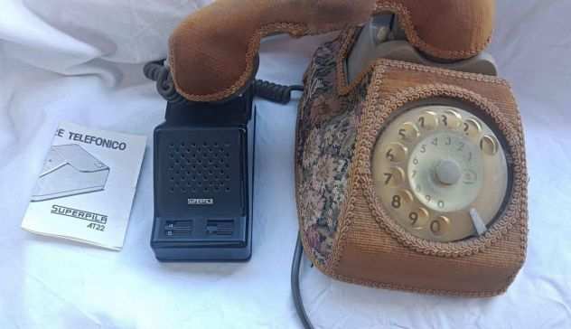 Vintage Pack Telefonico Prolunga e Amplificatore Telefonico Superpila at-22