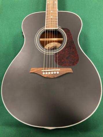 VINTAGE - Ve330 folk Guitar Black - Chitarra elettro-acustica