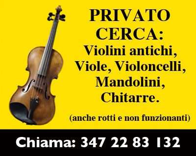 Violino antico viola e violoncello cerco