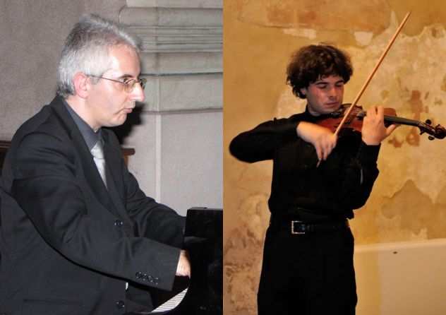 Violino e pianoforte, il duo Arnoldi-Locatelli alla Camera del Lavoro