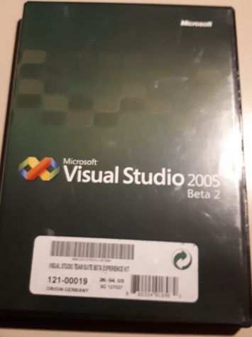 Visual Studio 2005 Beta2 Originale Vintage Collezione