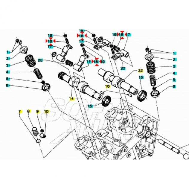 Vite registro valvole Gilera RC 600