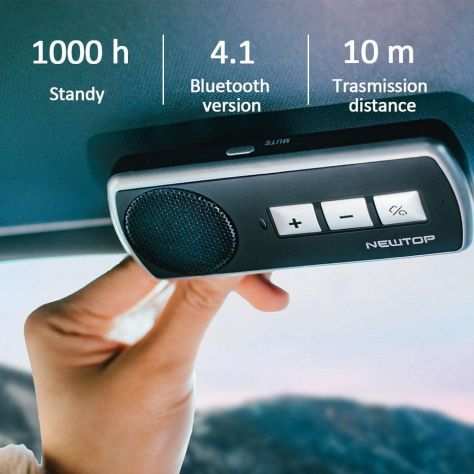 Vivavoce Bluetooth VV01 per Auto Kit Altoparlante